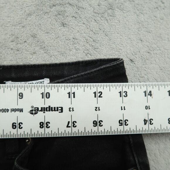 Royalty Jeans Women's Size 4 Faded Black High-Rise Straight Denim 26" Inseam - Picture 3 of 16